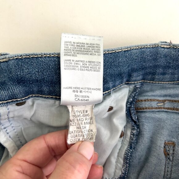 Mother The Mid Rise Dazzler Ankle Satisfaction Guaranteed Size 32 - Picture 13 of 15